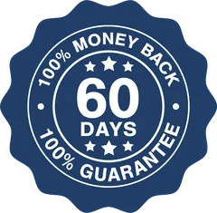 60-day money-back guarantee badge