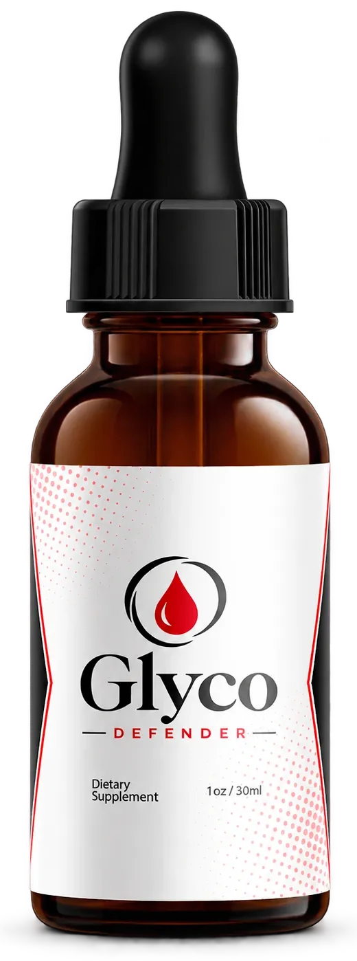 1 amber Glyco Defender dropper bottle with the white Glyco Defender label